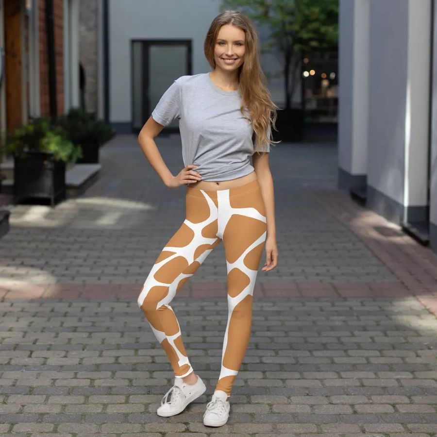 Giraffe Print Leggings – Standout Style & Comfort for Any Occasion product image (7)
