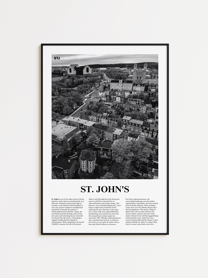 St. John's 02 Newspaper Poster product image (1)