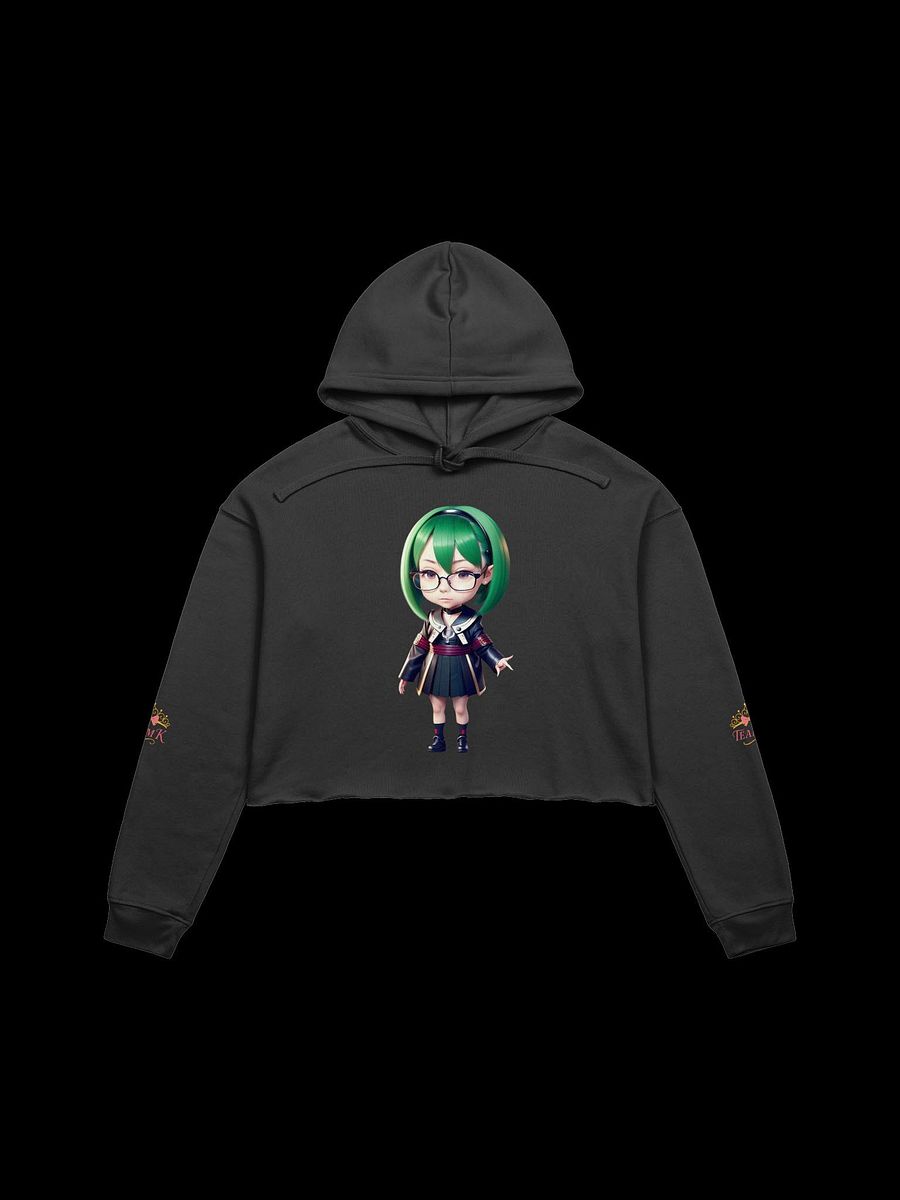 (Green CHIBI) K Crop Hoodie product image (3)
