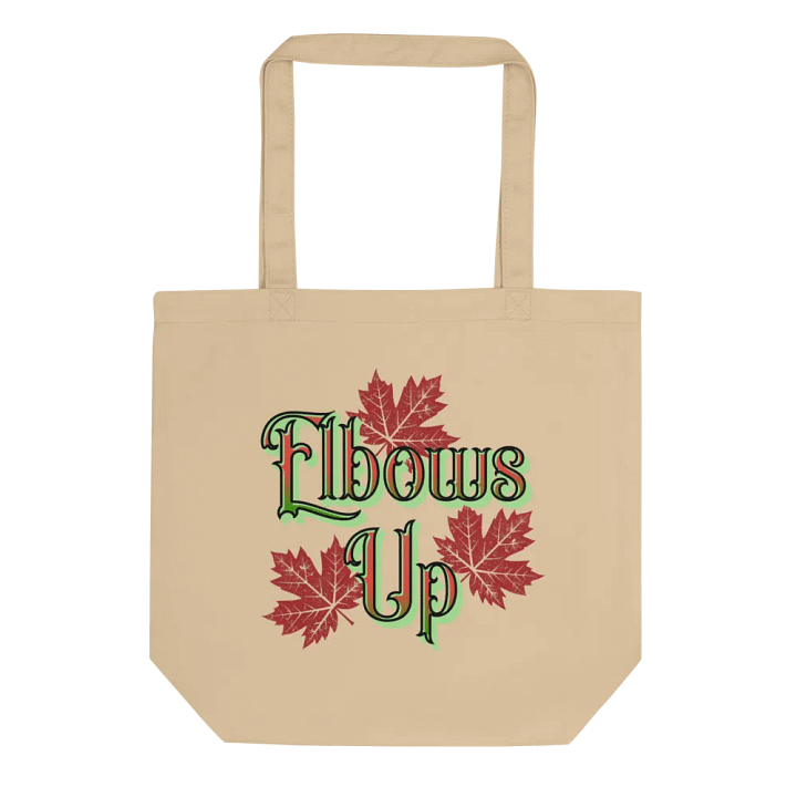 Elbows Up Maple Leaves Canada Tote Bag product image (1)