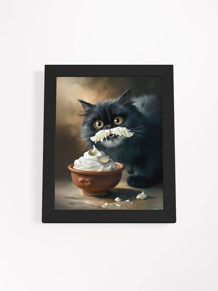 Whiskered Whipped Cream Delight Poster product image (2)