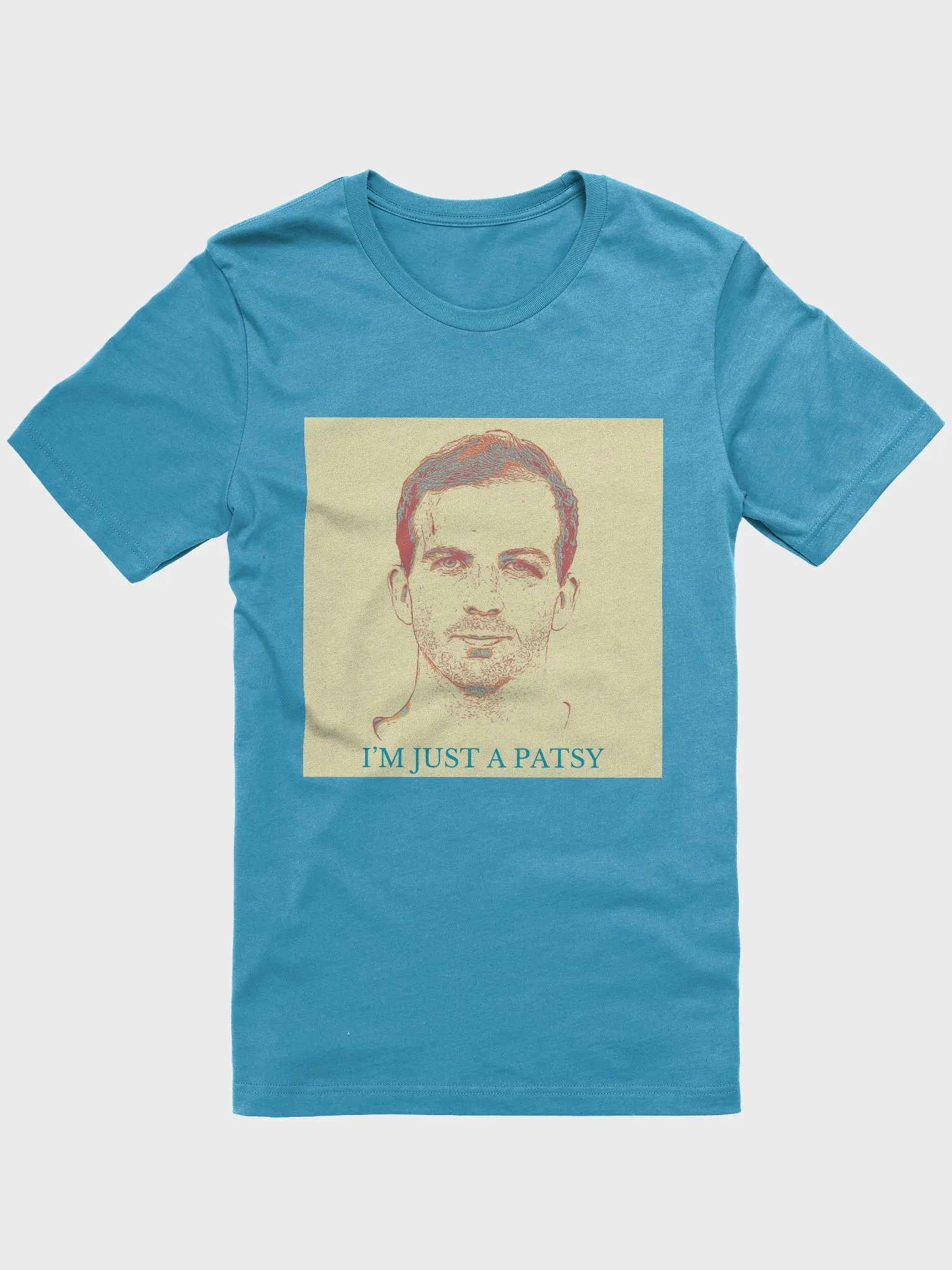 I'm Just a Patsy T-Shirt (Yellow/Blue) product image (1)