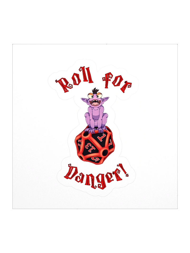 Roll for Danger sticker! product image (2)