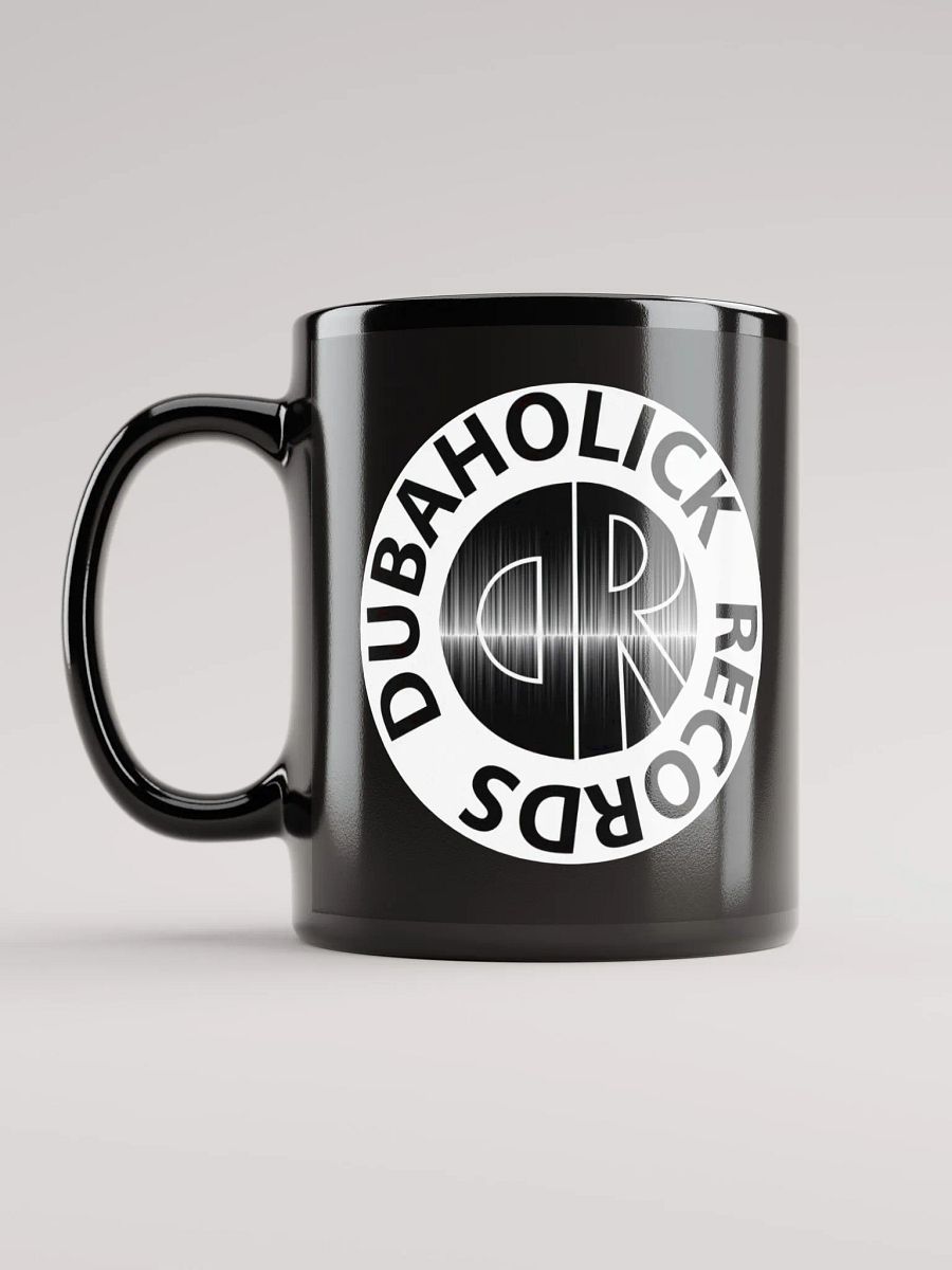 DR Circle Black Glossy Mug product image (9)