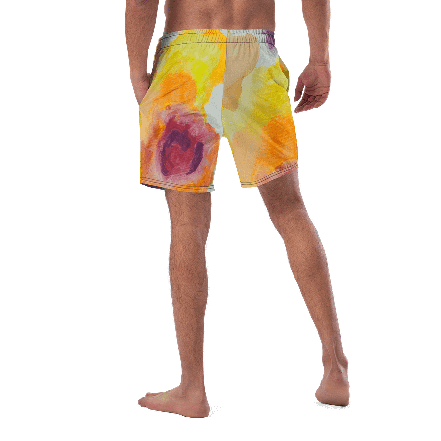 Red and Yellow Watercolor Men Trunks product image (5)
