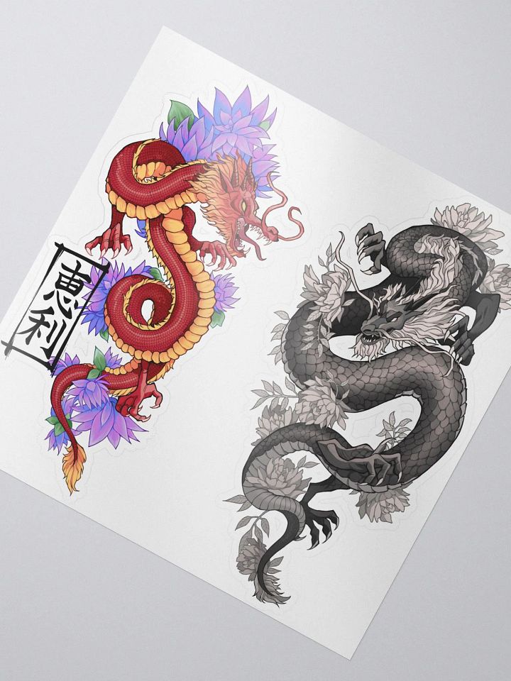 Dragon tattoo stickers product image (2)