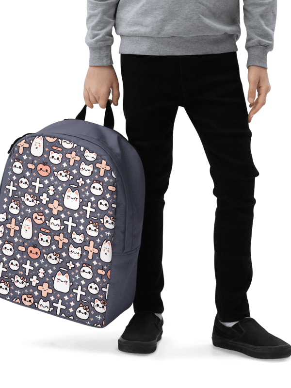 Cats and Crosses Minimalist Backpack product image (8)