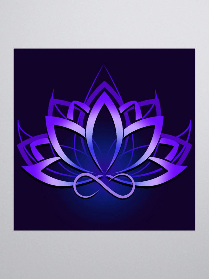 Flexxfinity Lotus Purple KissCut Sticker product image (1)