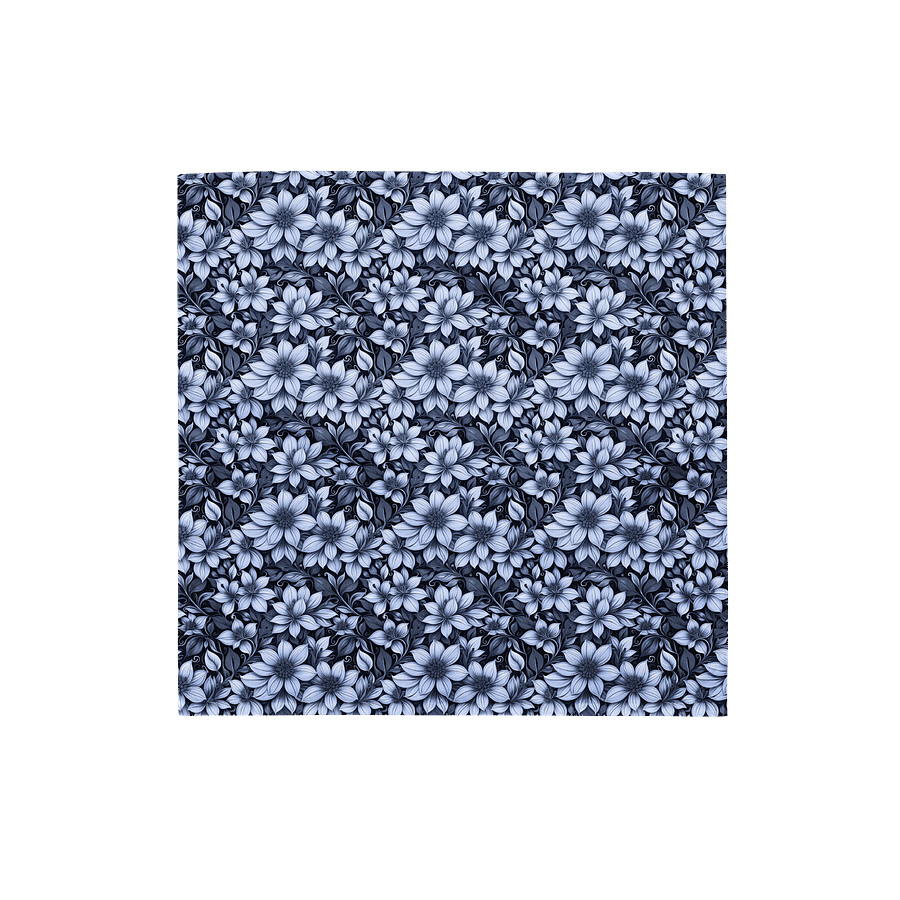 Indigo Flowers Bandana product image (1)