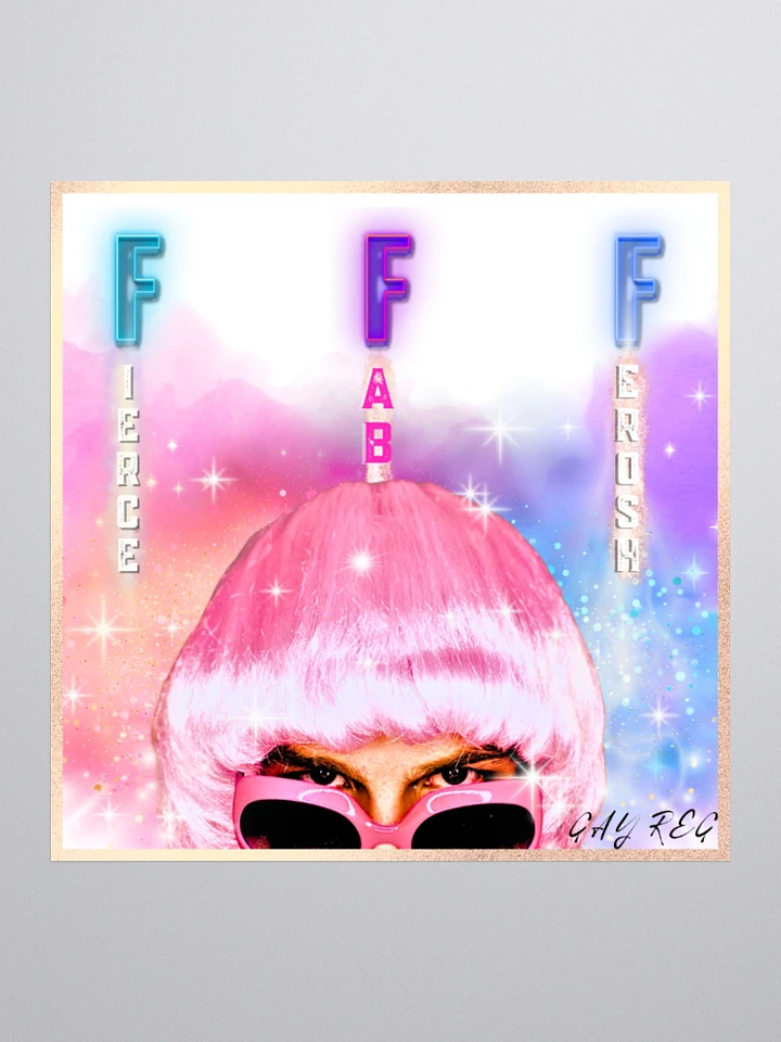 Gay Reg - FFF - Extra Extra - Sticker product image (2)