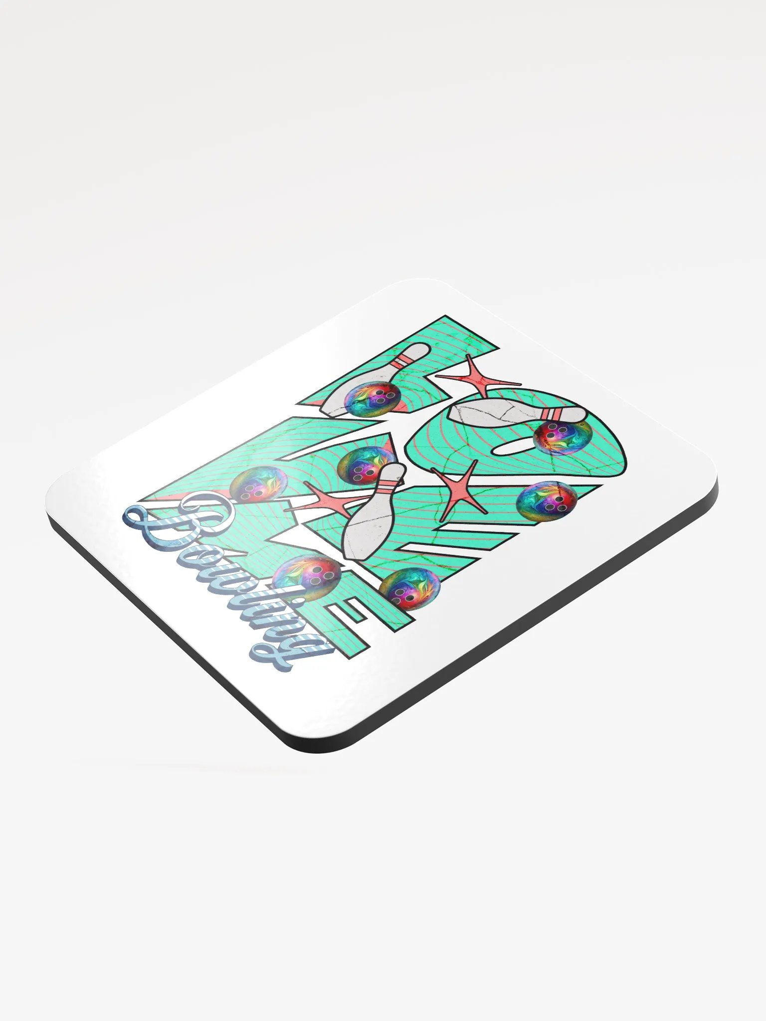 Love Me Bowling Strikes Coaster Set product image (4)