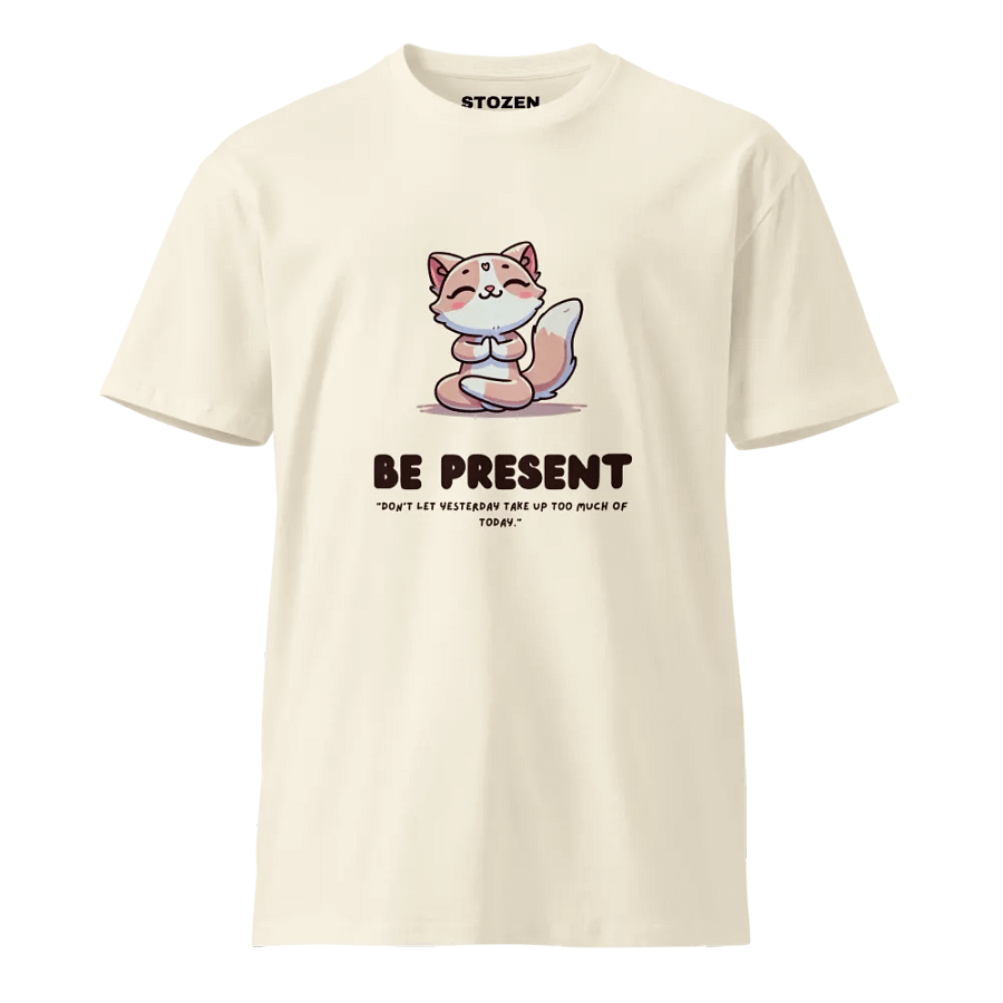 Zen Cat Reflection Premium T-Shirt product image (1)