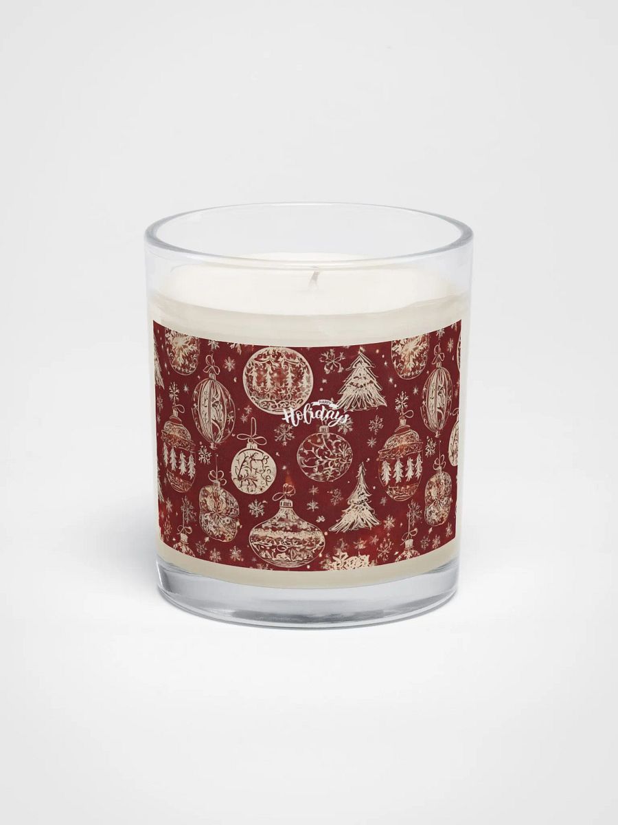 Festive Holiday Soy Wax Candle gift for friends colleagues mom product image (1)