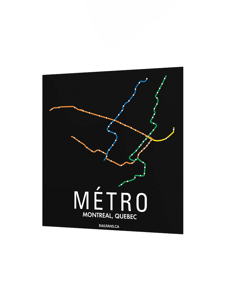 The Rail Fans Canada Transit Map - Metro product image (2)