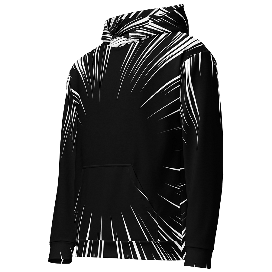Radial All-Over Print Recycled Unisex Hoodie | Eco-Friendly Streetwear | Bold Sustainable Fashion product image (2)