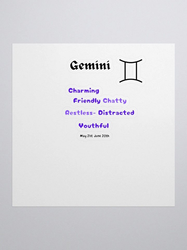 Gemini Stickers product image (1)