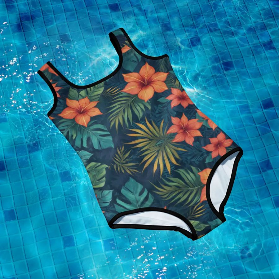 Exotic Bloom Youth Swimsuit product image (9)