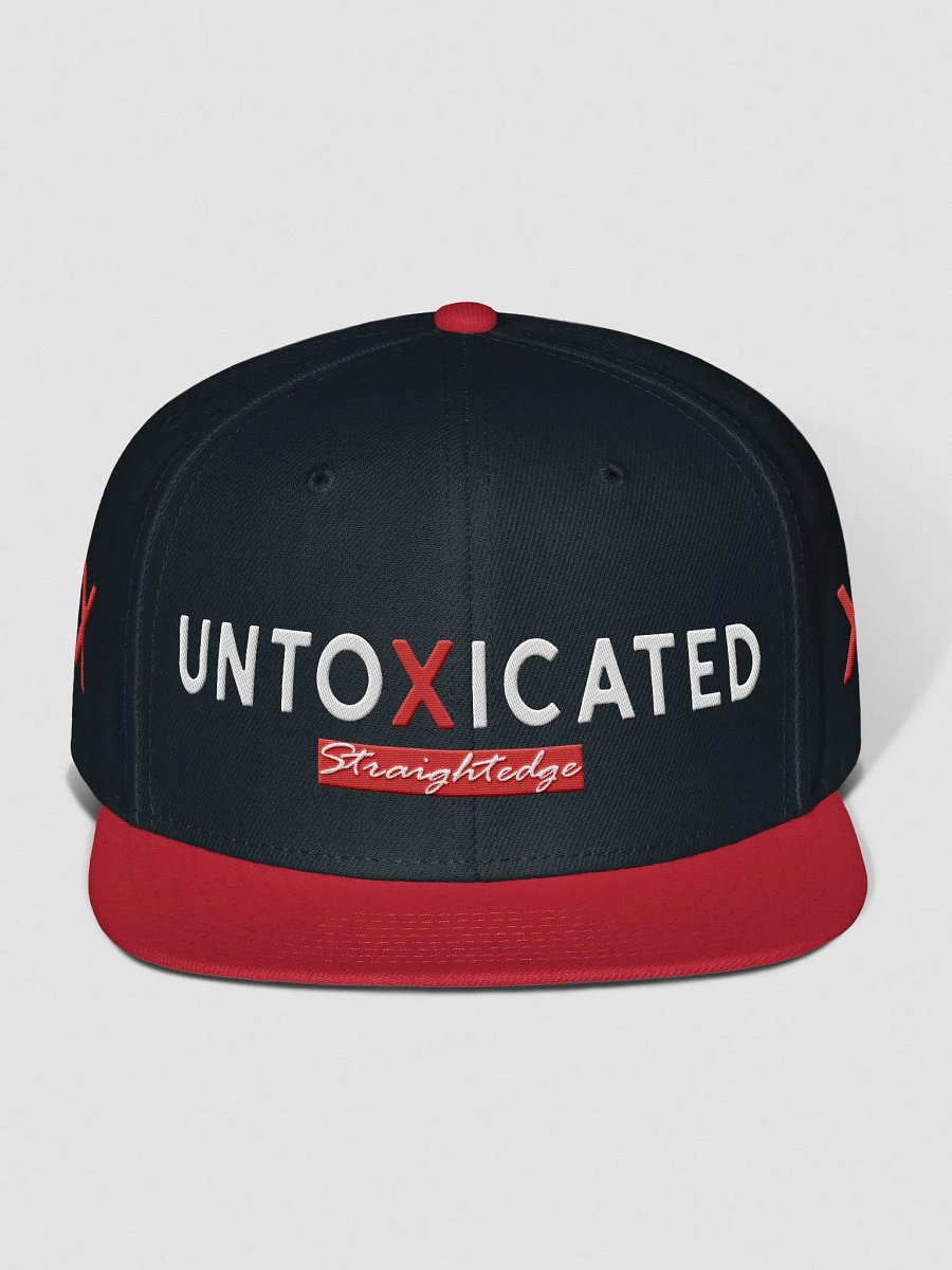 Untoxicated + Straightedge Snapback Hat product image (5)