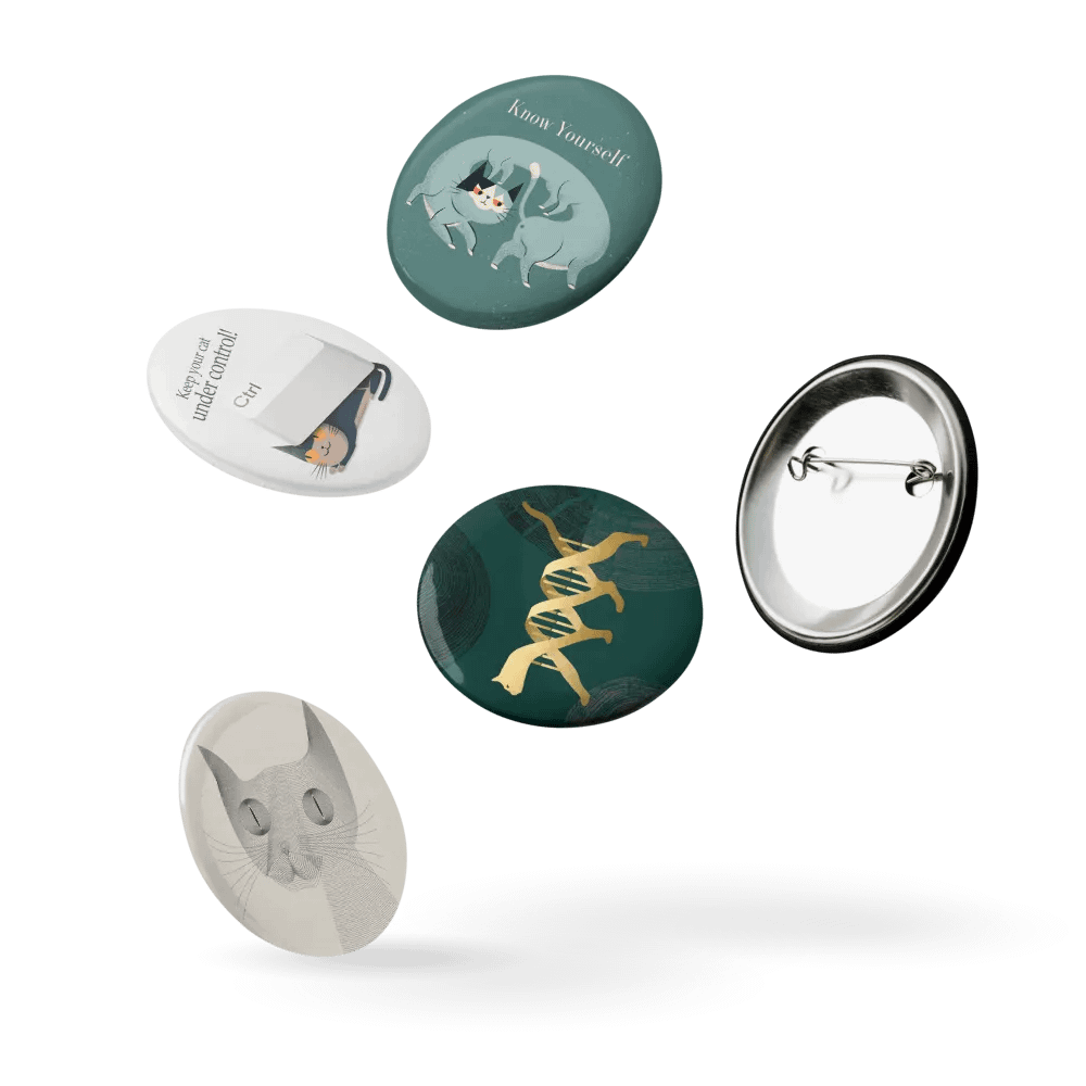 Pin Buttons Collection 4 (5 pcs) product image (5)
