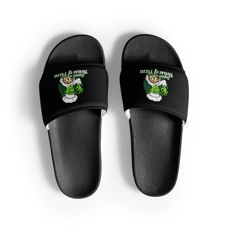 Squee’s House of Pizza Men’s Slides product image (3)