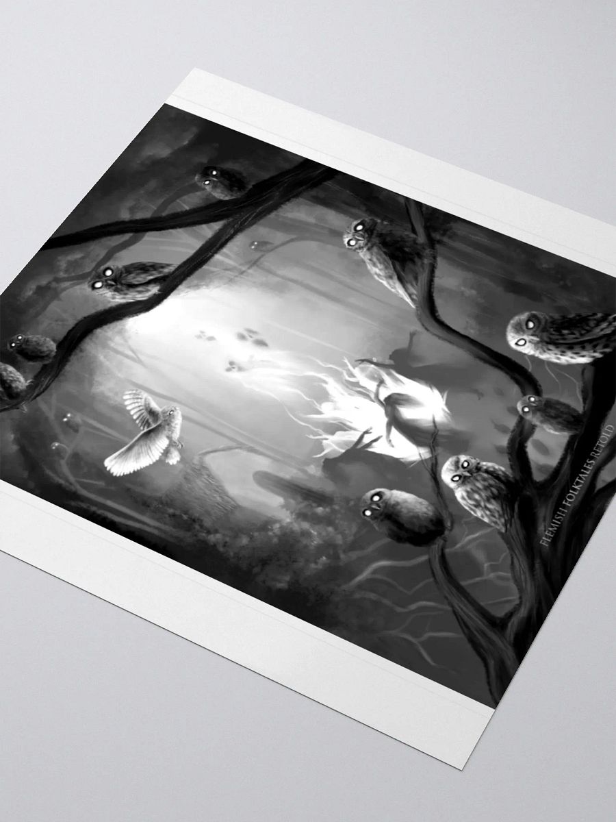 Sefa Bubbels Owl Forest Sticker product image (3)