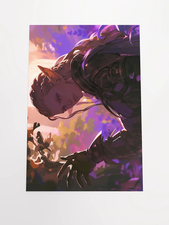 Elven Warrior Motion Matte Poster product image (1)