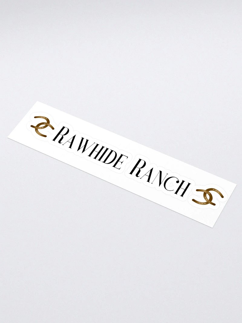 Rawhide Ranch Long Logo Kiss Cut Sticker