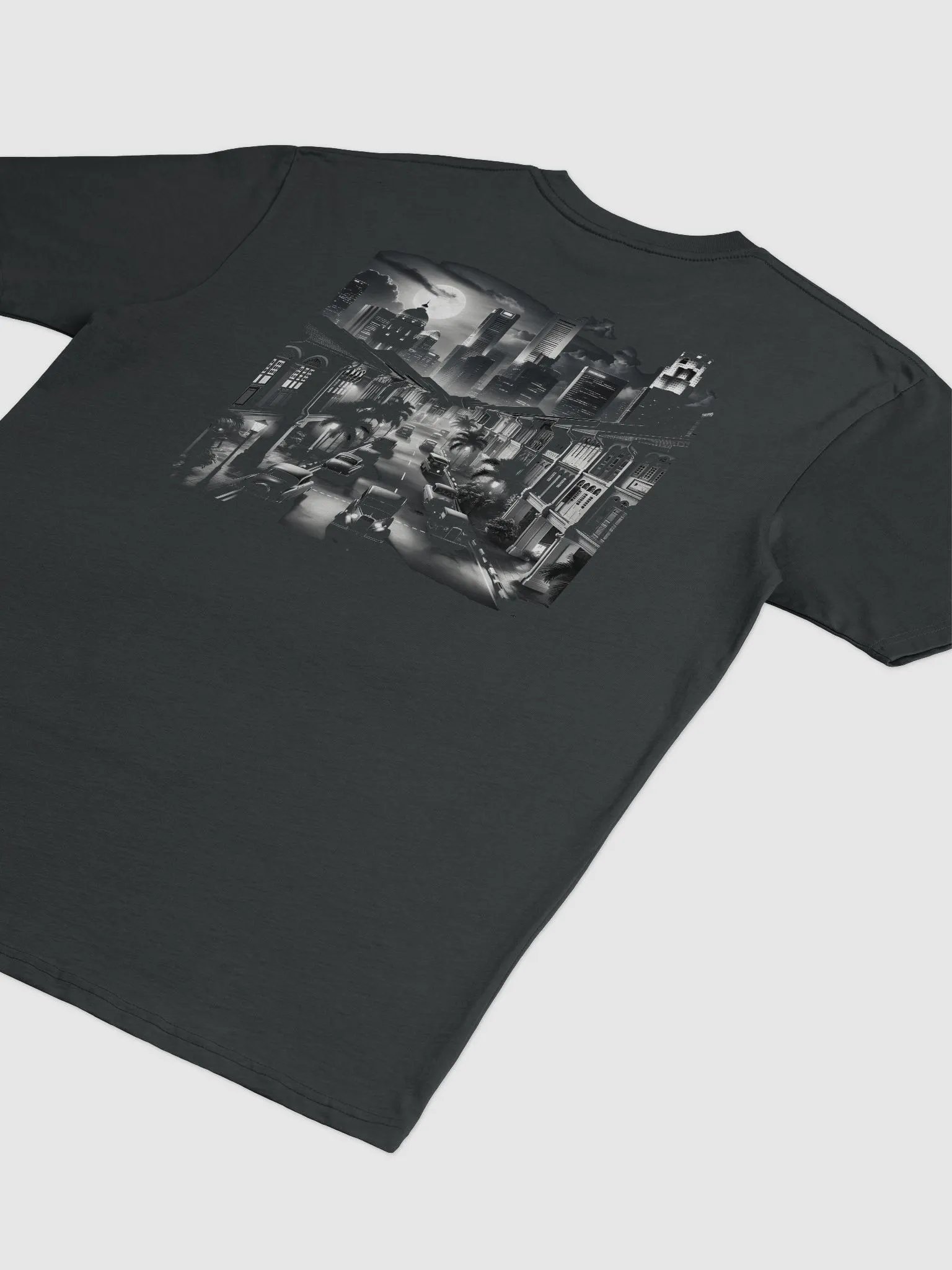 Singapore Inspired Moonlit Metropolis: (Mens Tee) product image (3)