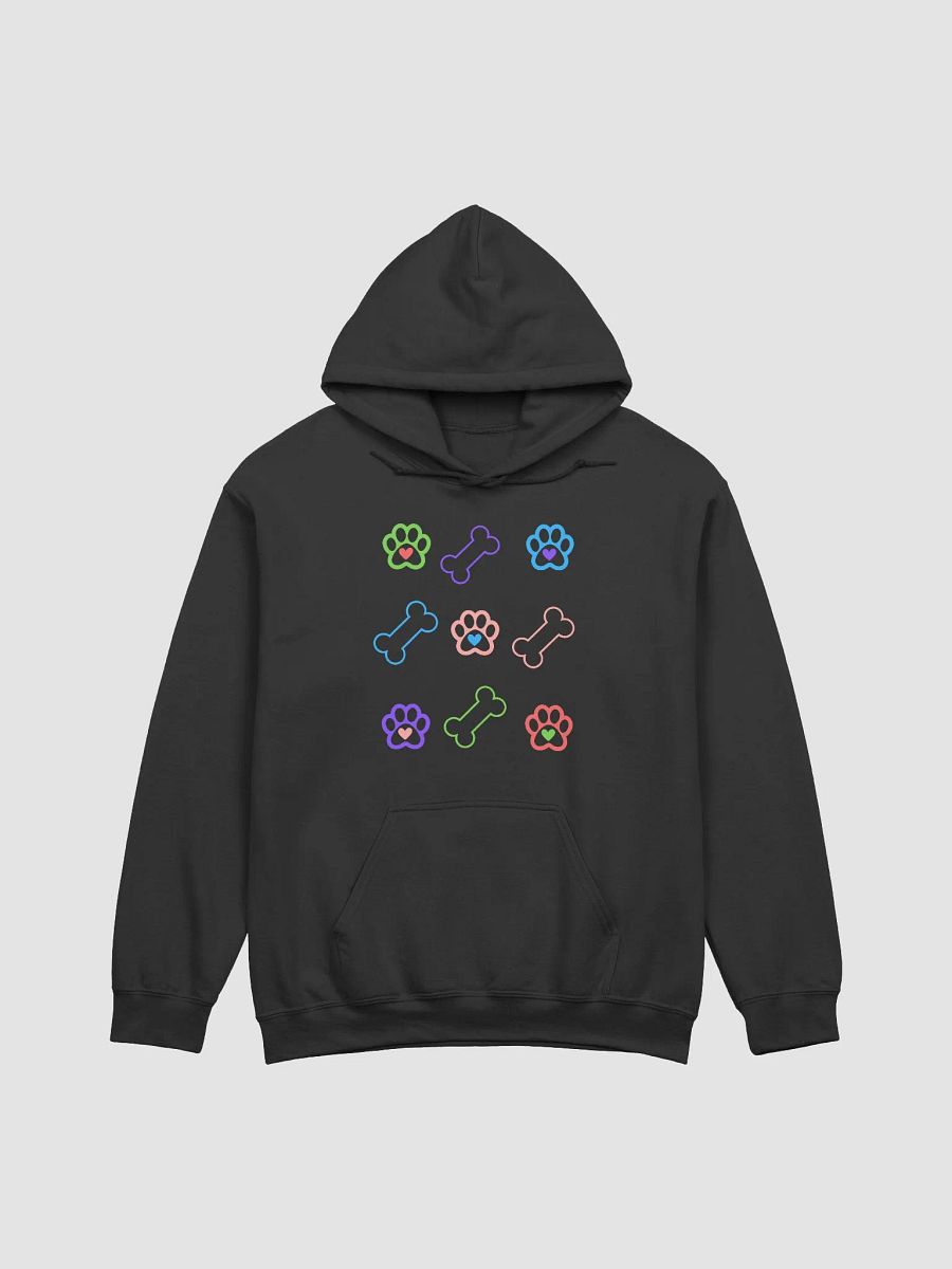Pretty and Bright Dog Paws and Dog Bones Hoodie product image (3)