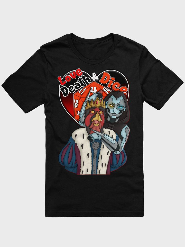 Love Death and Dice: The Dragon Vault – Coup de Cluck Tee product image (1)