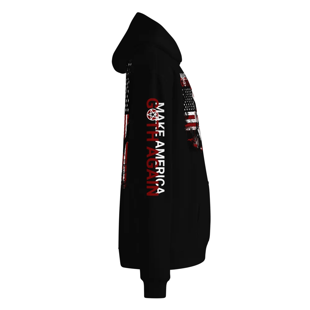 Make America Goth Again - Statement Hoodie - Sacrilegious Gothic Design for Rebels product image (5)