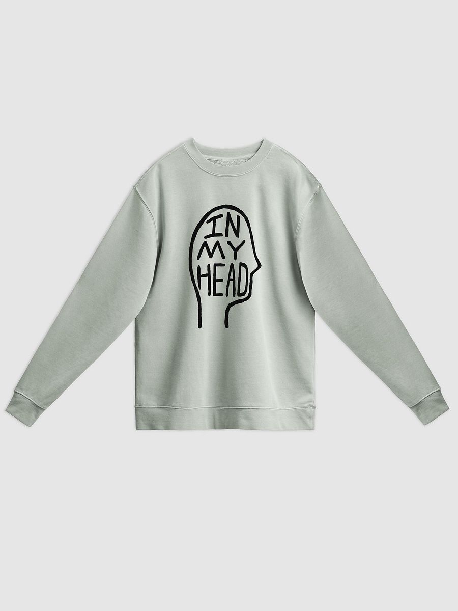 In My Head printed pigment crewneck product image (1)