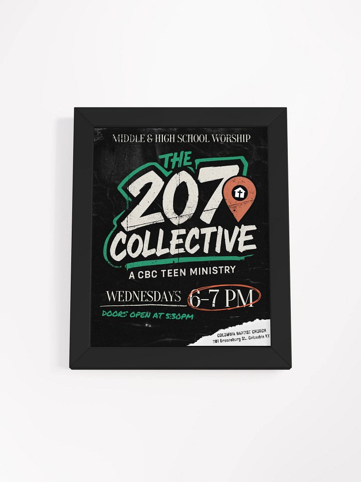 207 Collective - Teen Ministry Framed Poster product image (2)