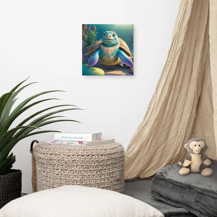 Endangered Species - Mexico - Sea Turtle Canvas Art product image (3)