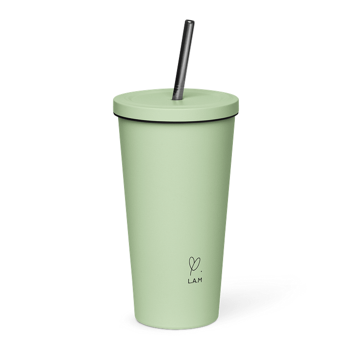 VASO TÉRMICO CON PAJITA SIRENA LILA product image (6)