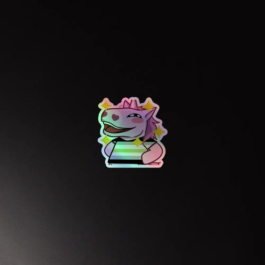 AGENDER Pride Holographic Sticker product image (4)