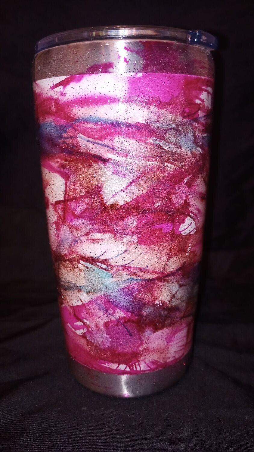 Colorful Splatter Swirl Resin Tumblers product image (2)