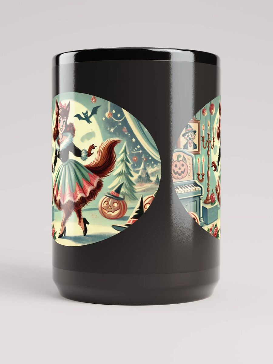 Halloween Werewolf - Black Glossy Mug 15 oz product image (5)