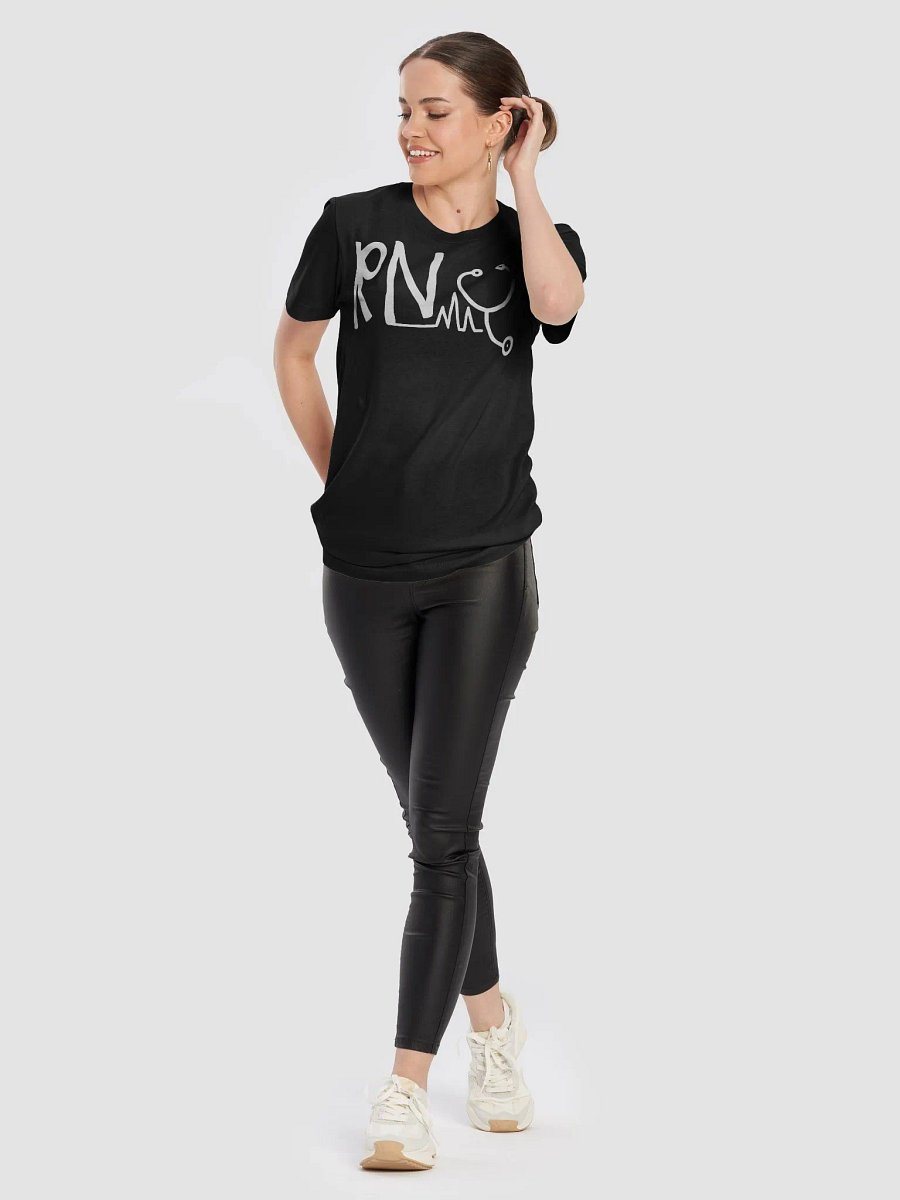 RN Stethoscope & Heartbeat Tee product image (10)