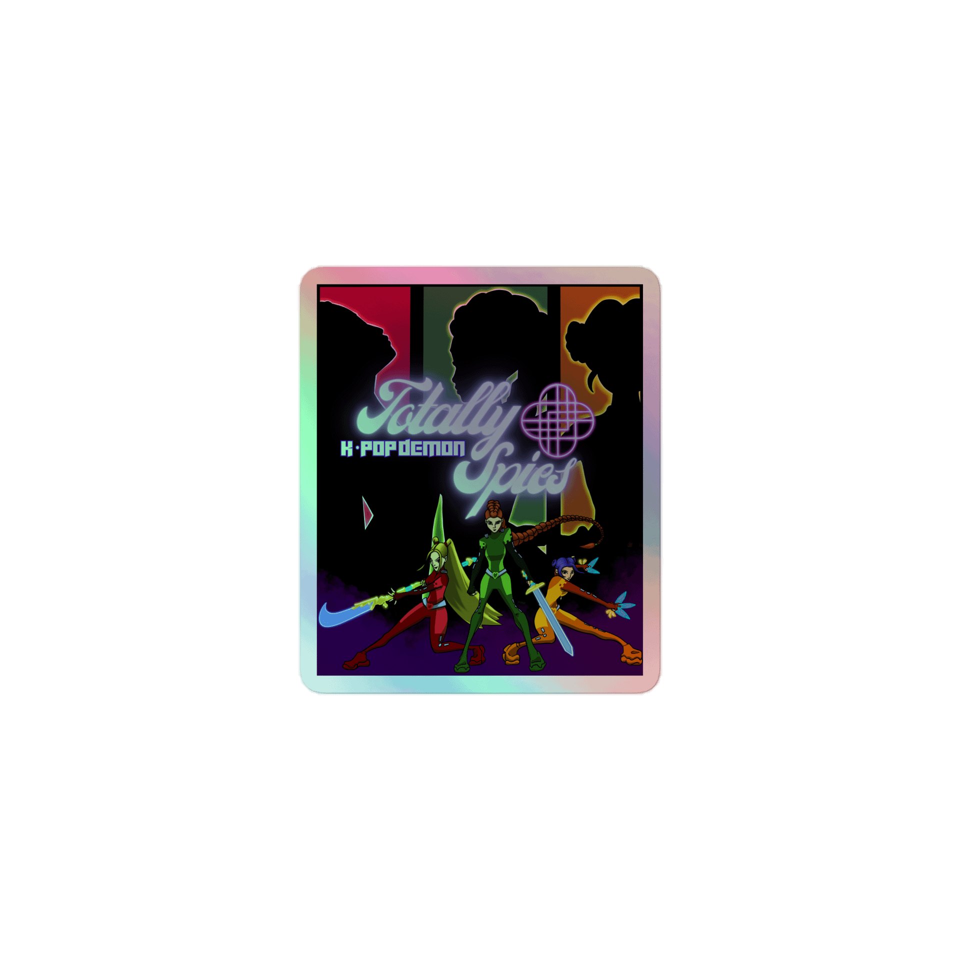 HUNTR/X x Totally Spies Holo Sticker product image (1)