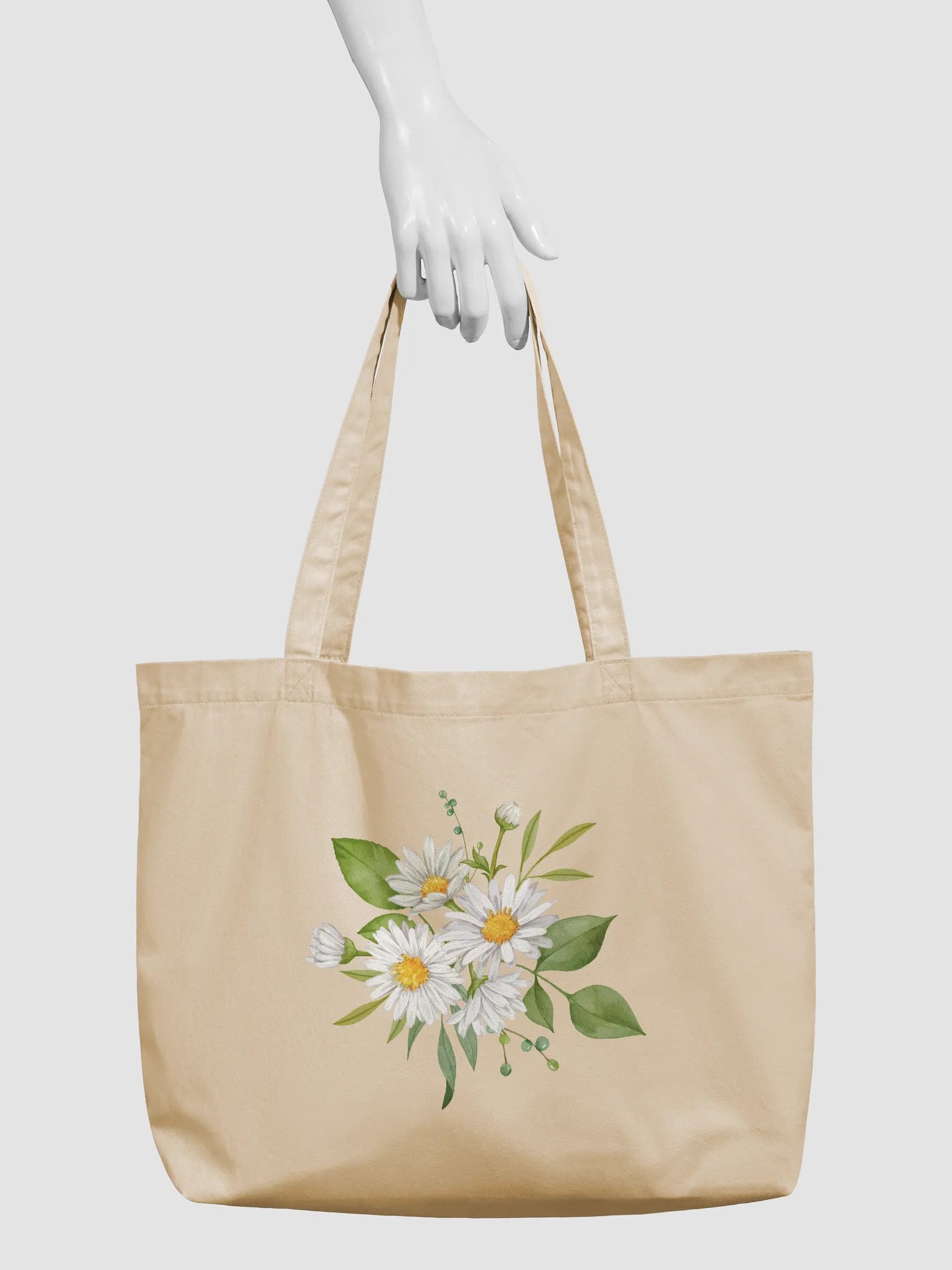 Daisy Delight Organic Tote Bag product image (6)