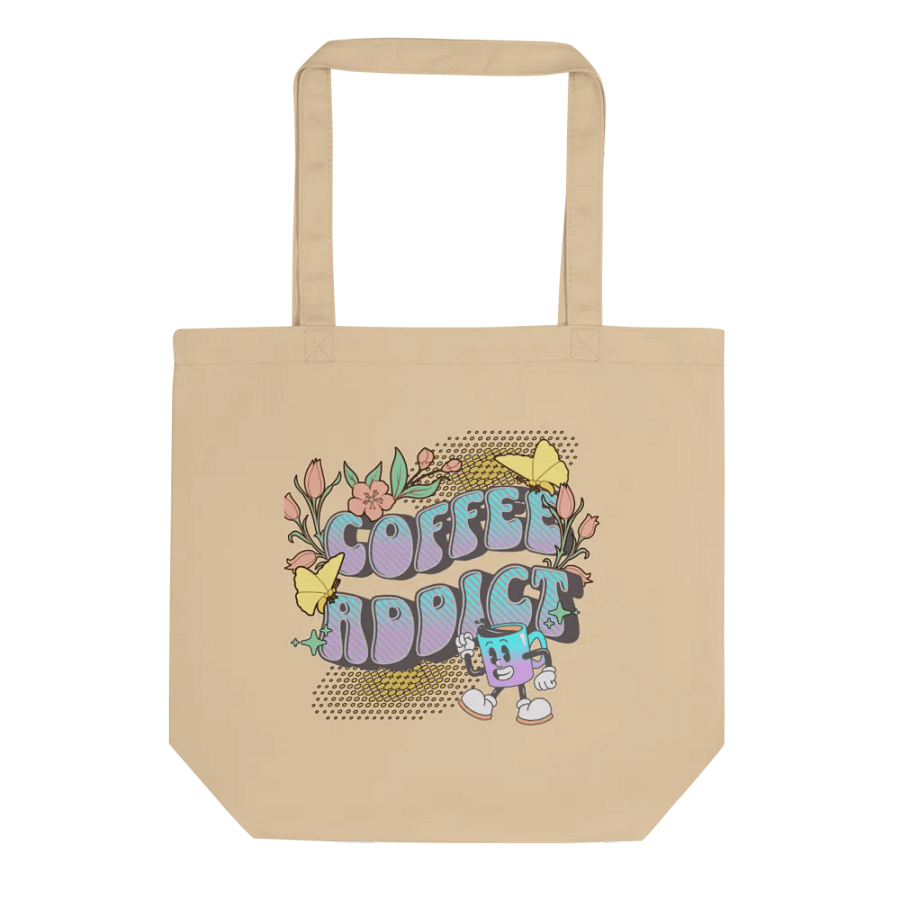 Coffee Addict Mascot Mug Whimsical Tote Bag product image (1)