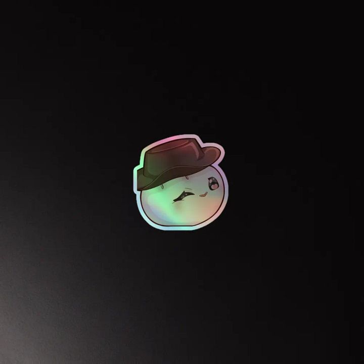 Howdy Bun Holographic Sticker product image (2)