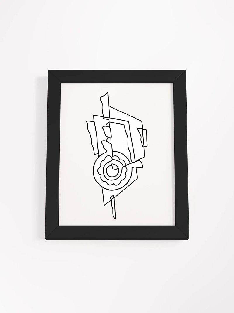 Color-Your-Own Gladky's Framed Poster!