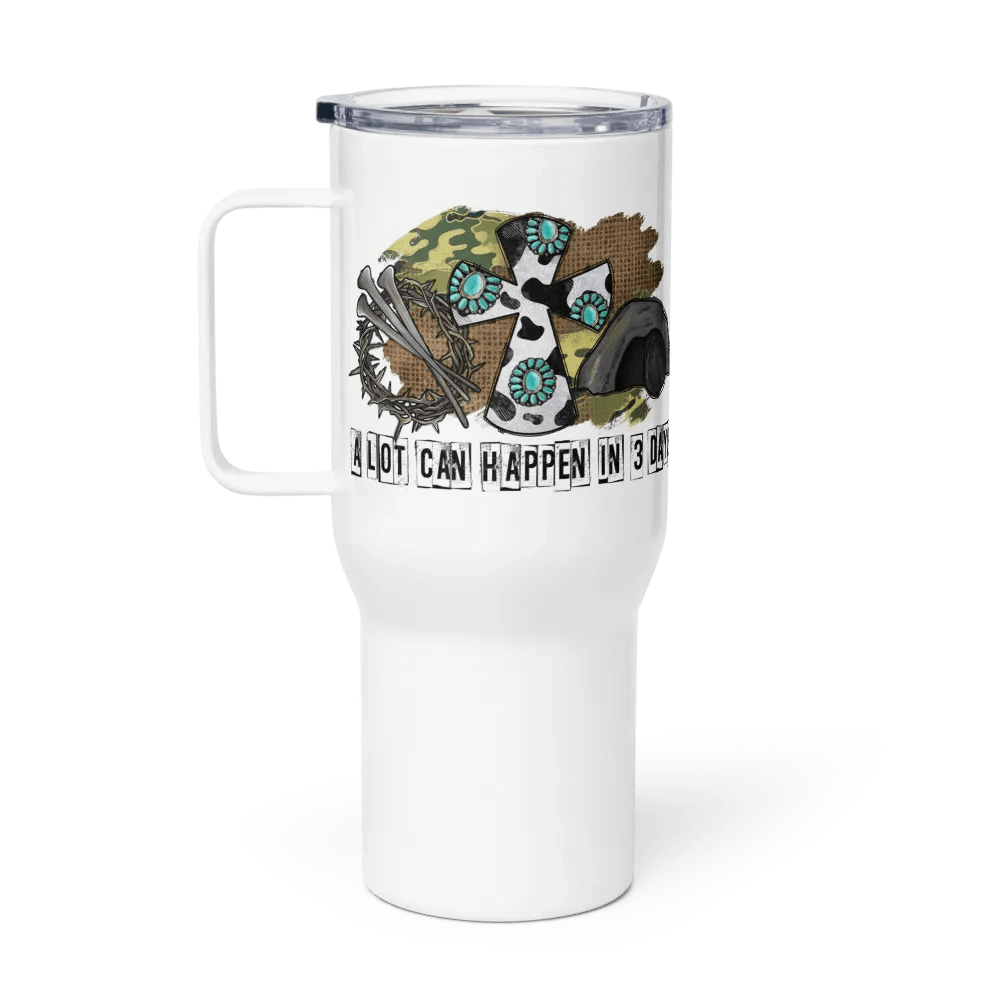 A Lot Can Happen in 3 Days - Travel Mug w/ Handle product image (1)