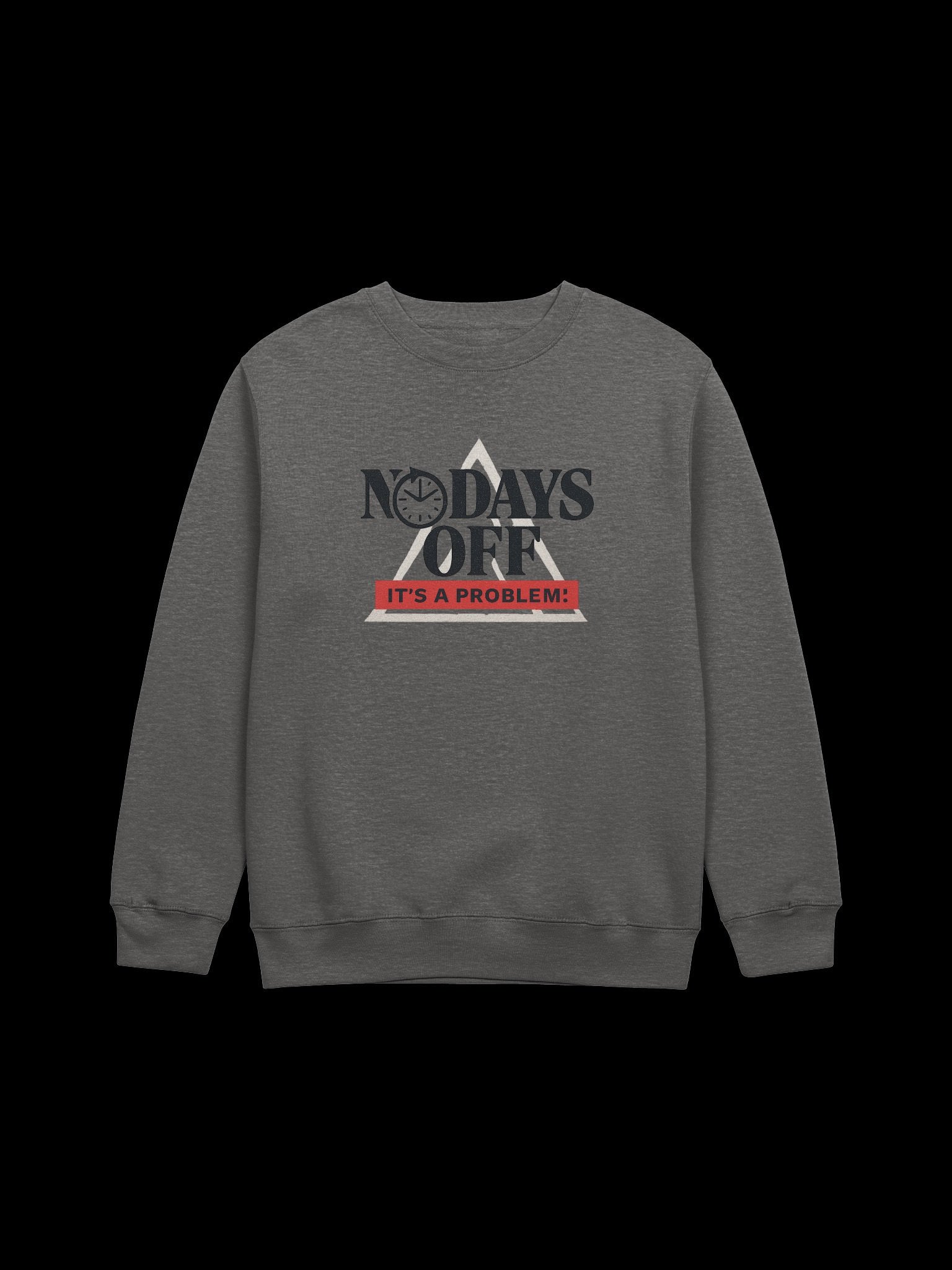 NO DAYS OFF – Luxury Grind Collage Crewneck | Lane Seven Premium Fleece product image (1)