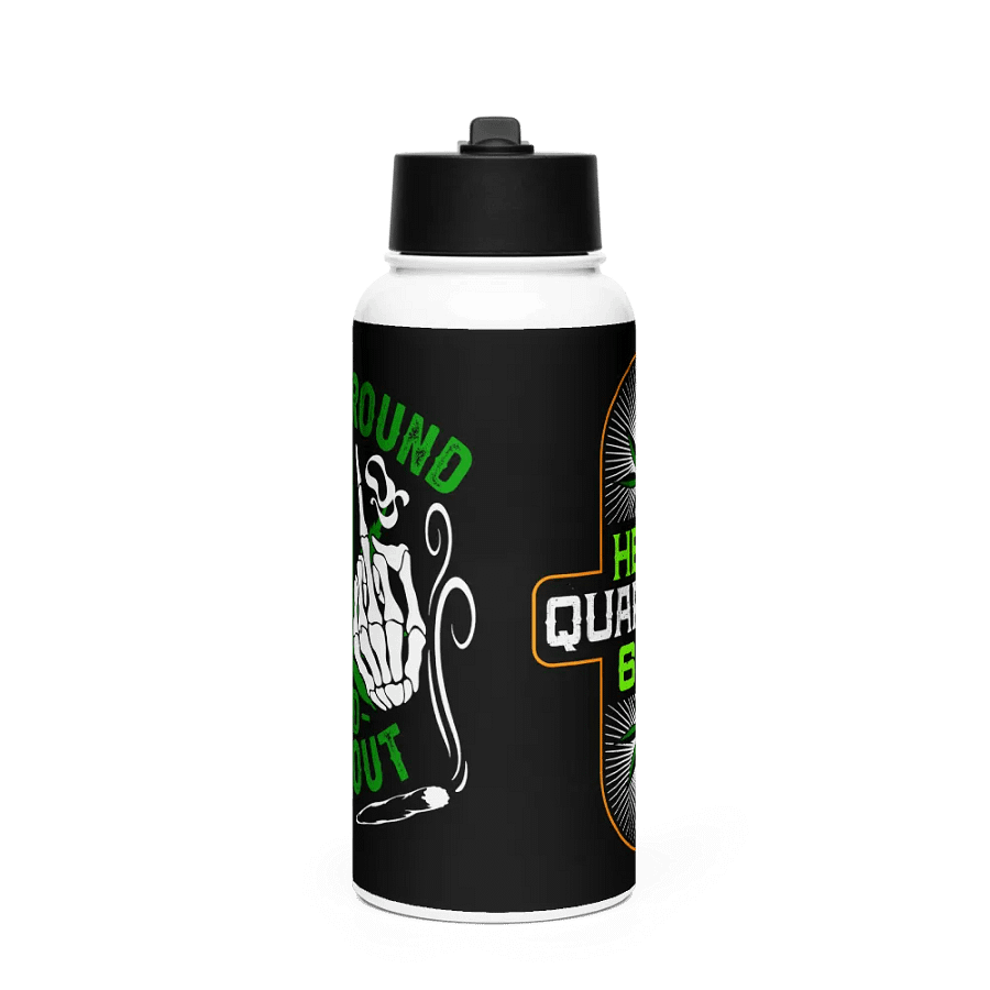 HempQuarters FAFO Stainless Steel Water Bottle 32oz product image (1)