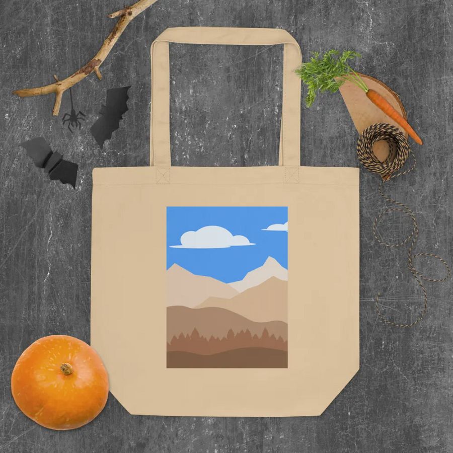 Mountain Valley Eco-Friendly Tote Bag product image (5)