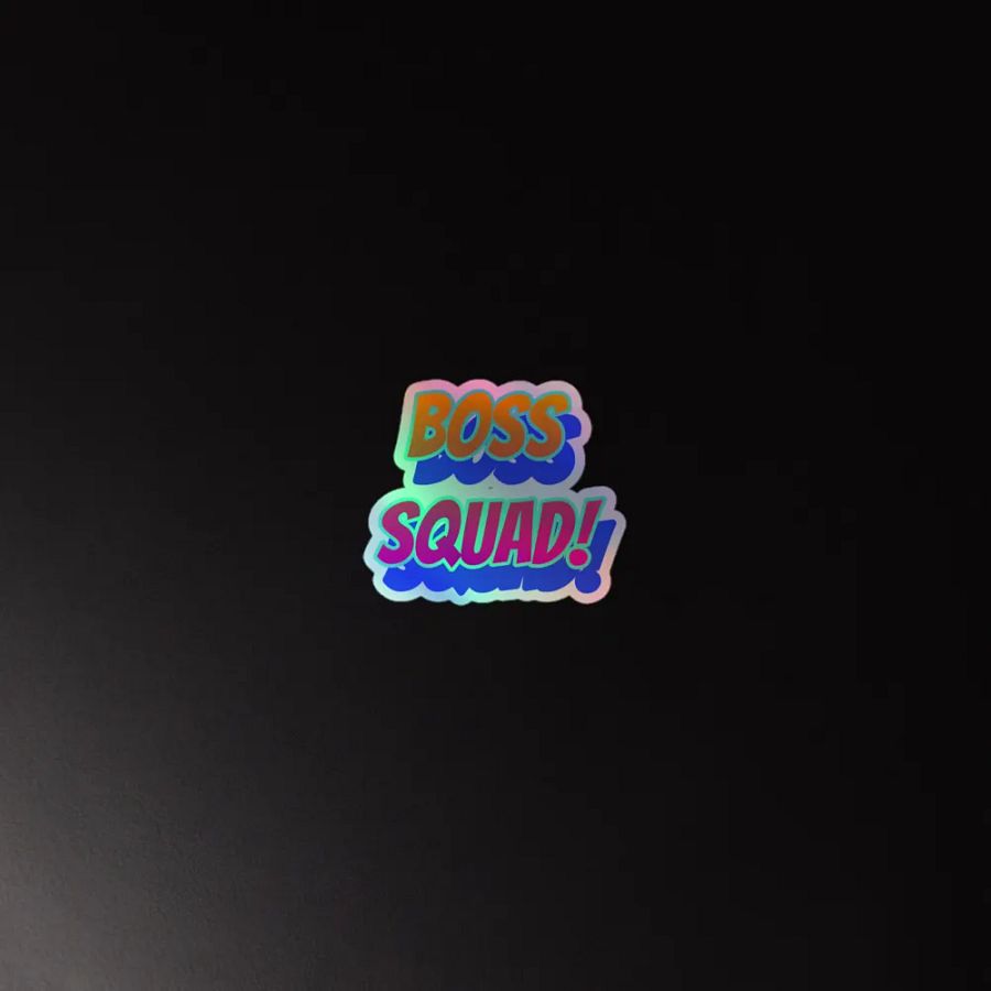 Boss Squad Holographic Sticker product image (4)