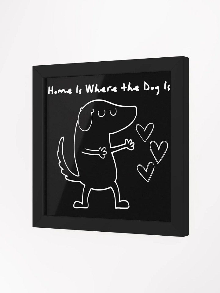 "Home Is Where the Dog Is Canvas Art" product image (10)